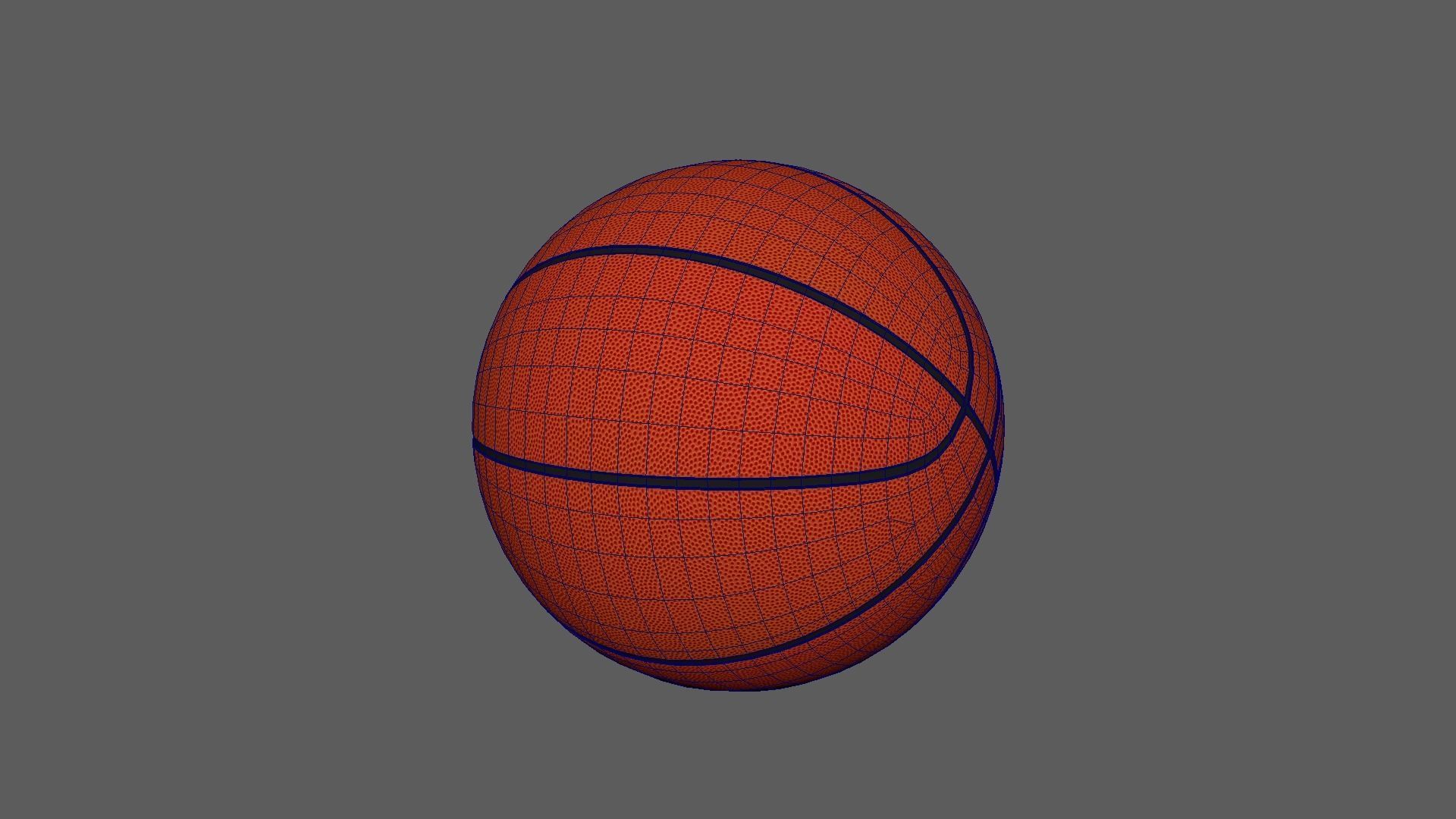 Basketball ball 3D model_6