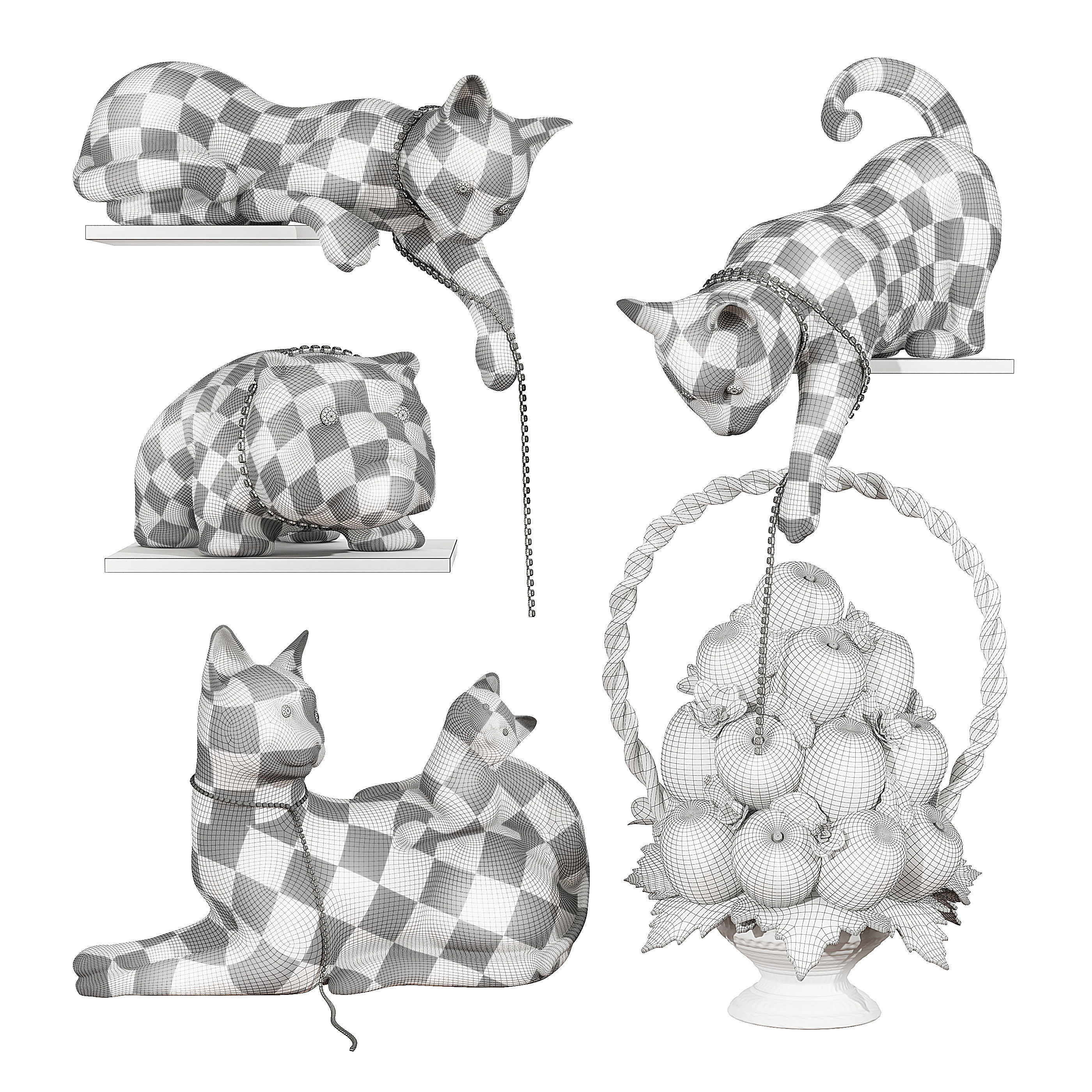 Collection Home Decor sets Vol 01 3D model_6