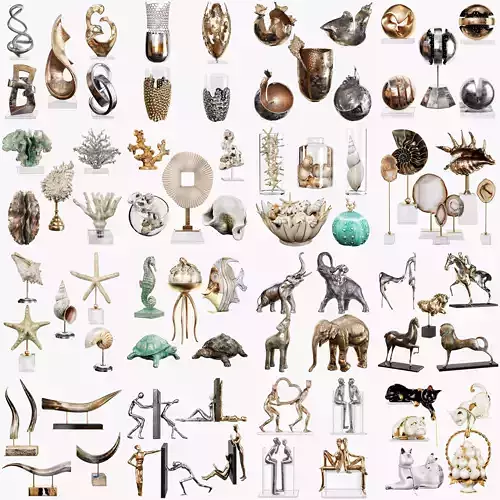 Collection Home Decor sets Vol 01 3D model