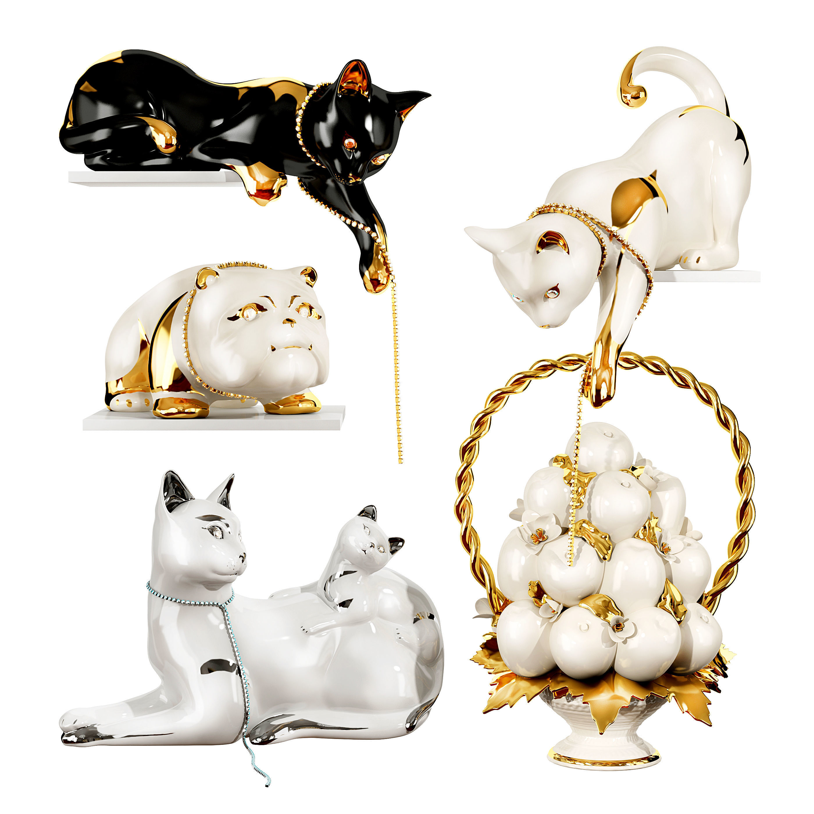 Collection Home Decor sets Vol 01 3D model_5