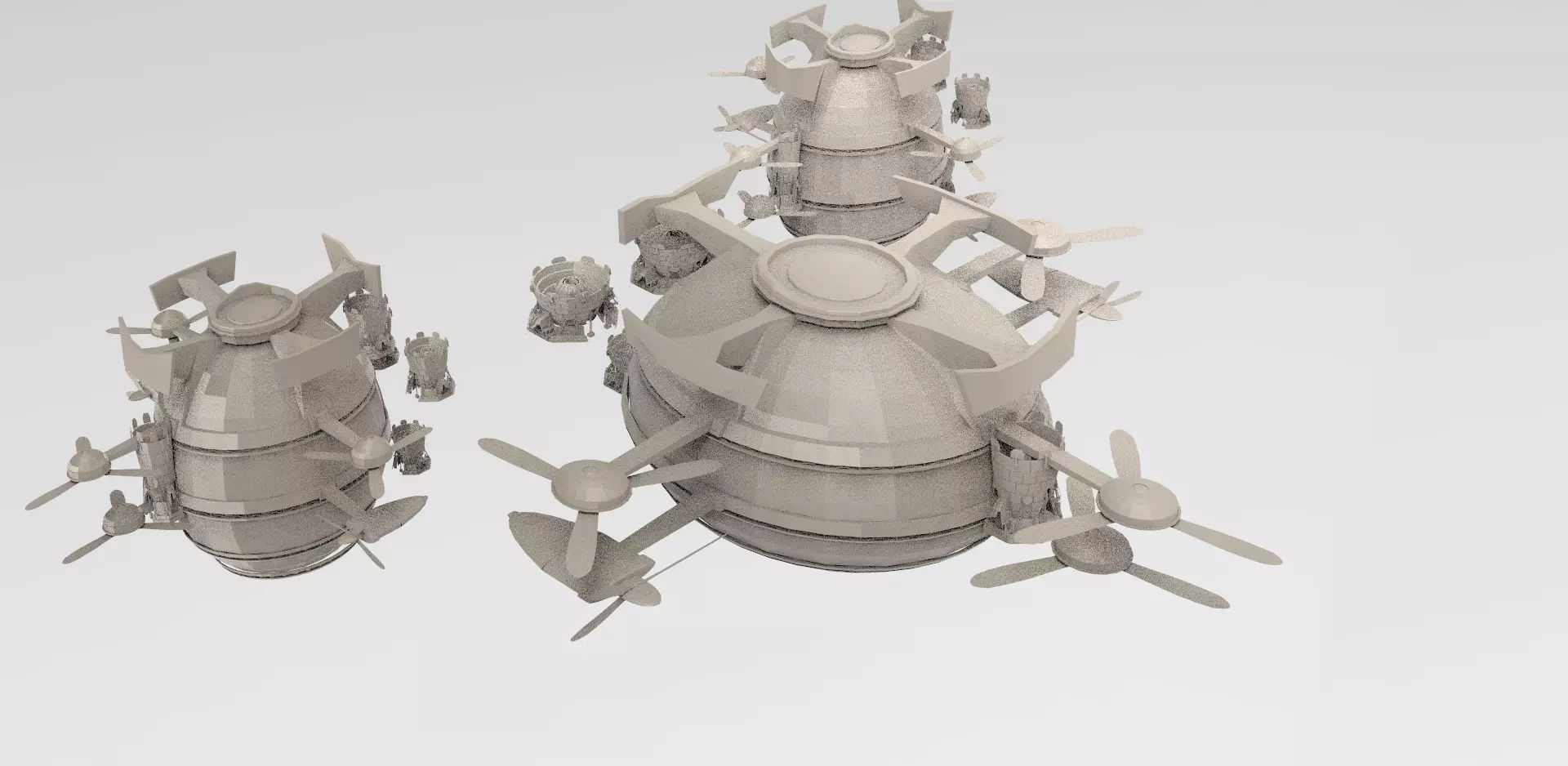 Massive Zeppelin Juggernaut Top 3D model_0