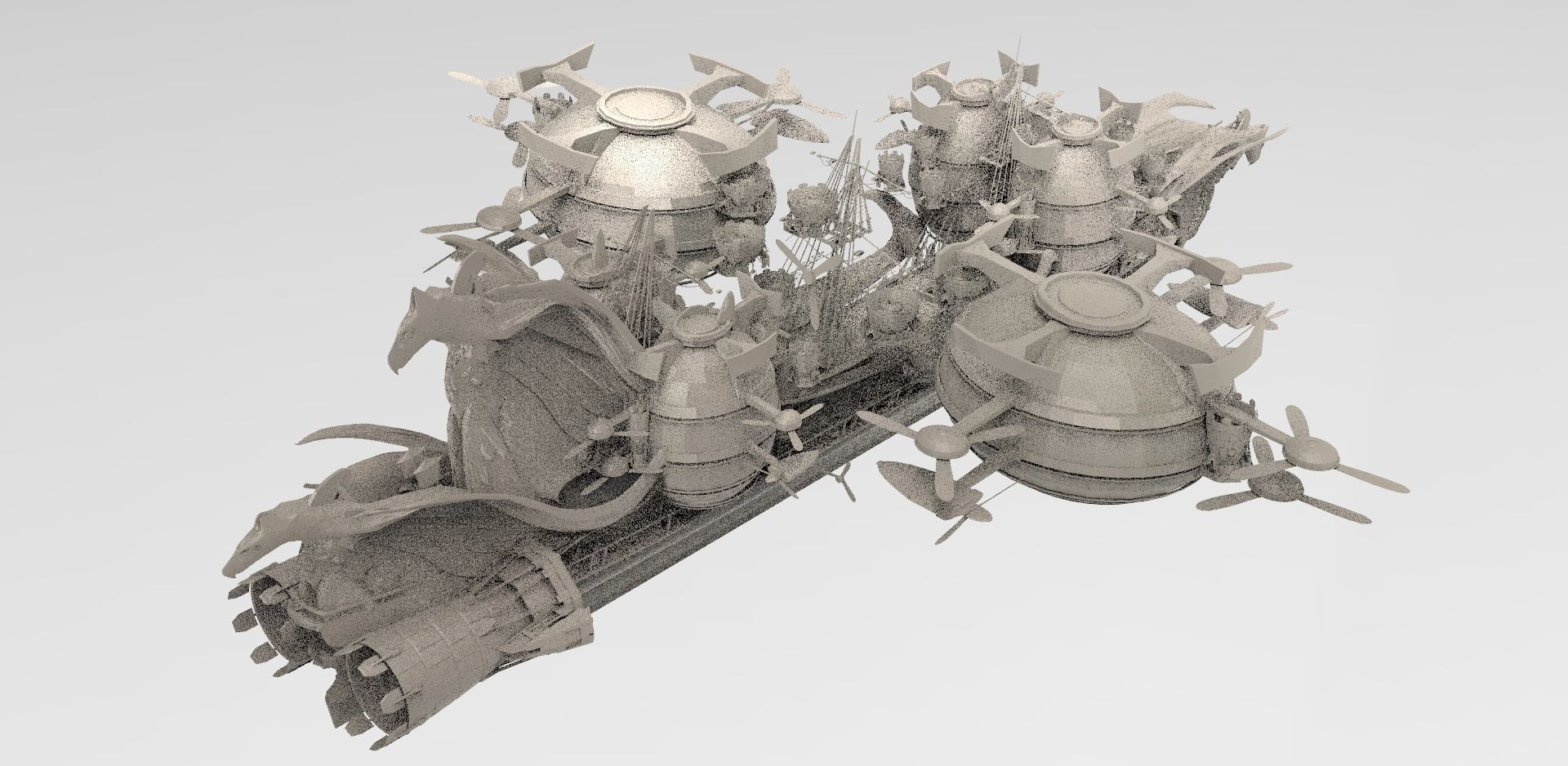 Royal Massive Zeppelin Juggernaut 3D model_1