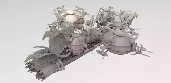 Royal Massive Zeppelin Juggernaut 3D model