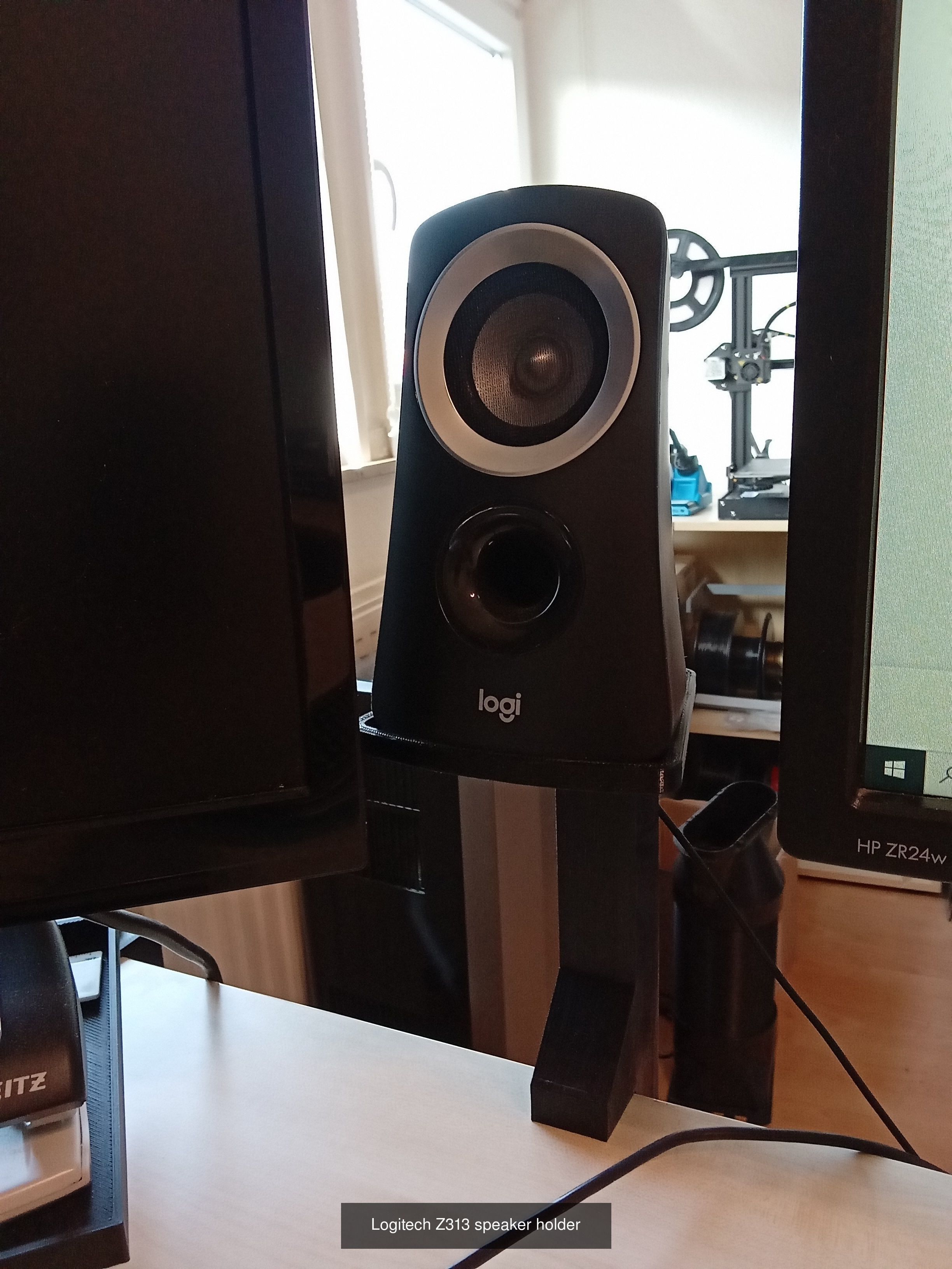 Complete holder system for logitech Z 313 3D Model Collection_3