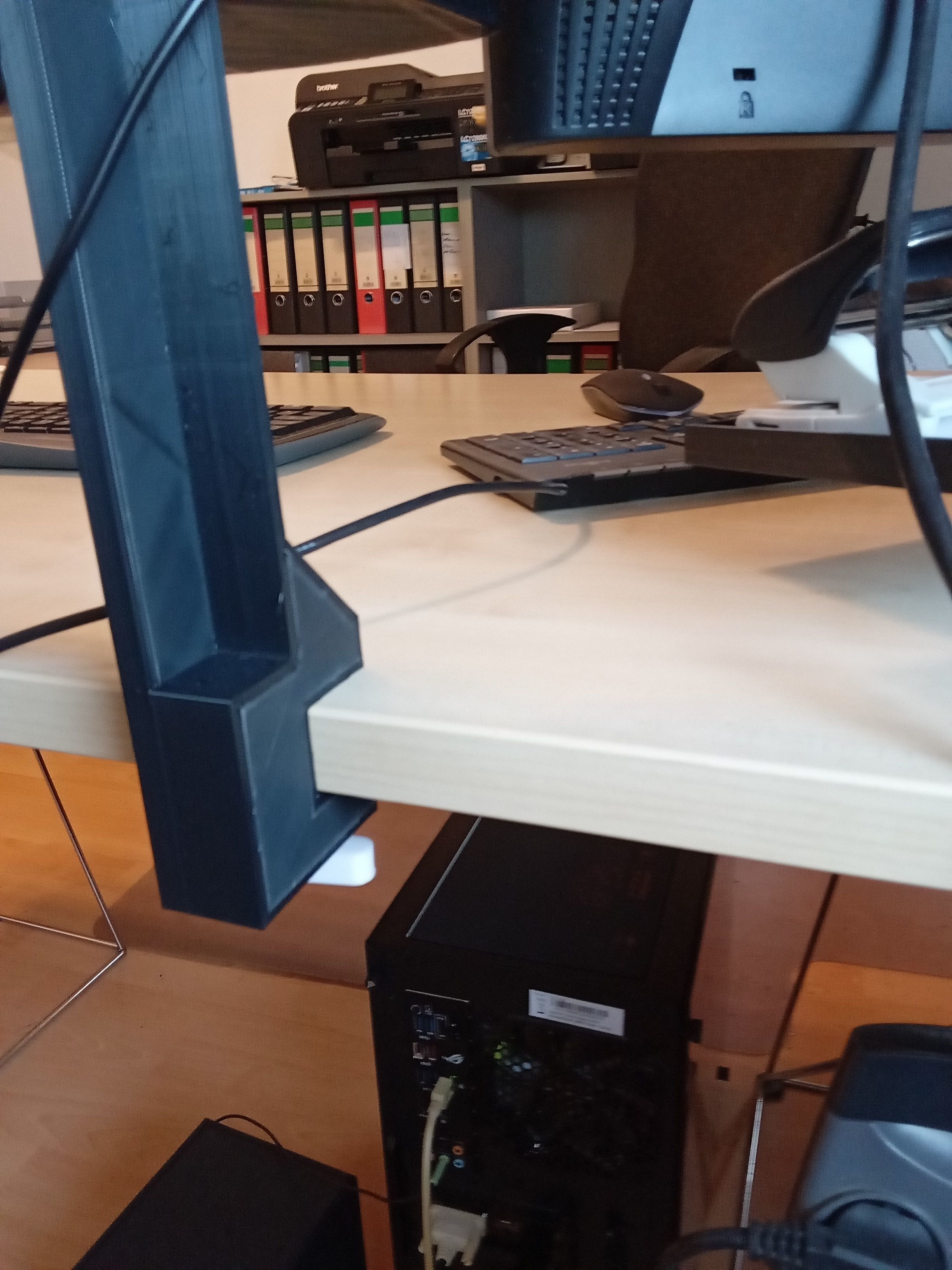 Complete holder system for logitech Z 313 3D Model Collection_11