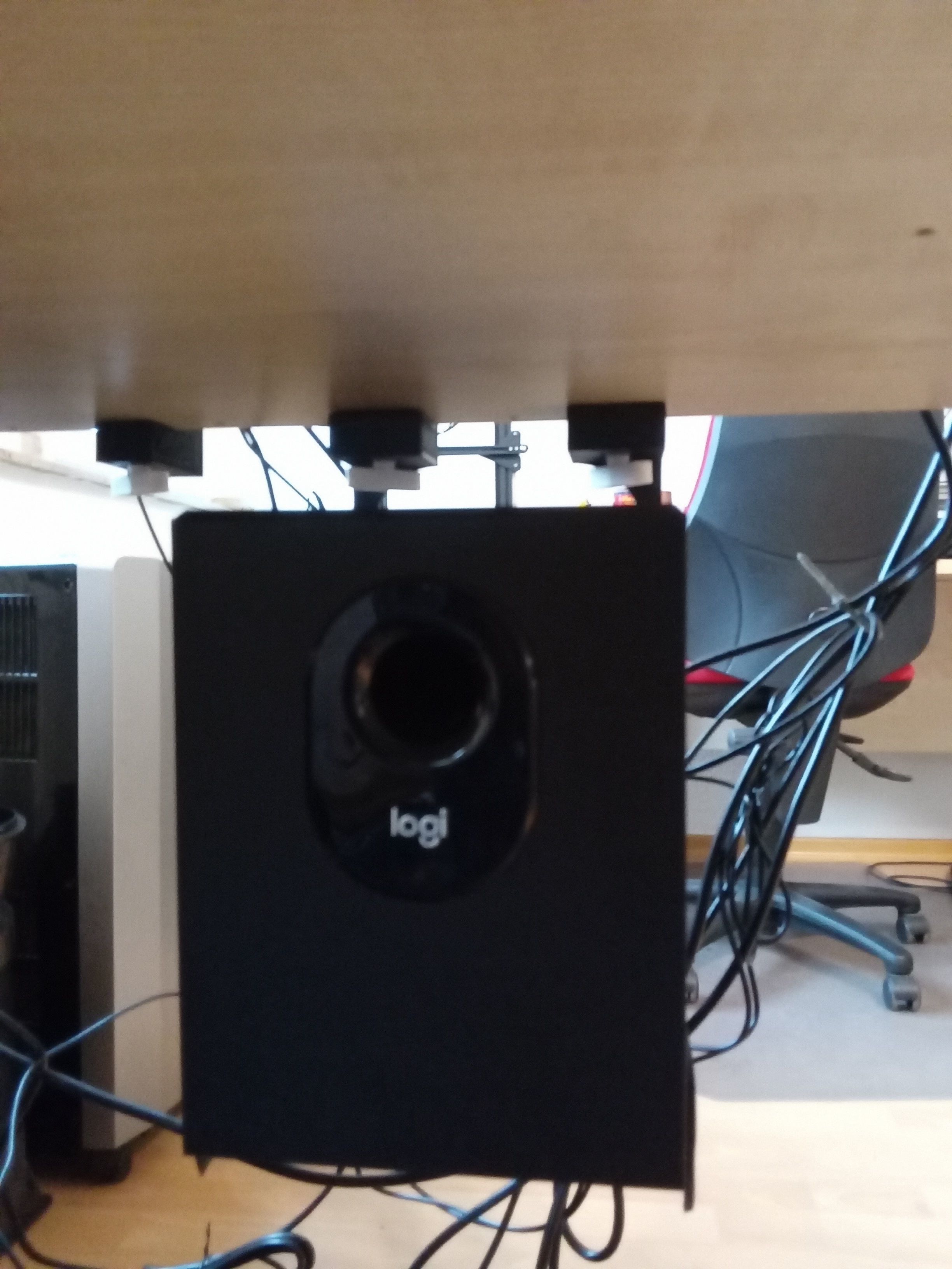 Complete holder system for logitech Z 313 3D Model Collection_28