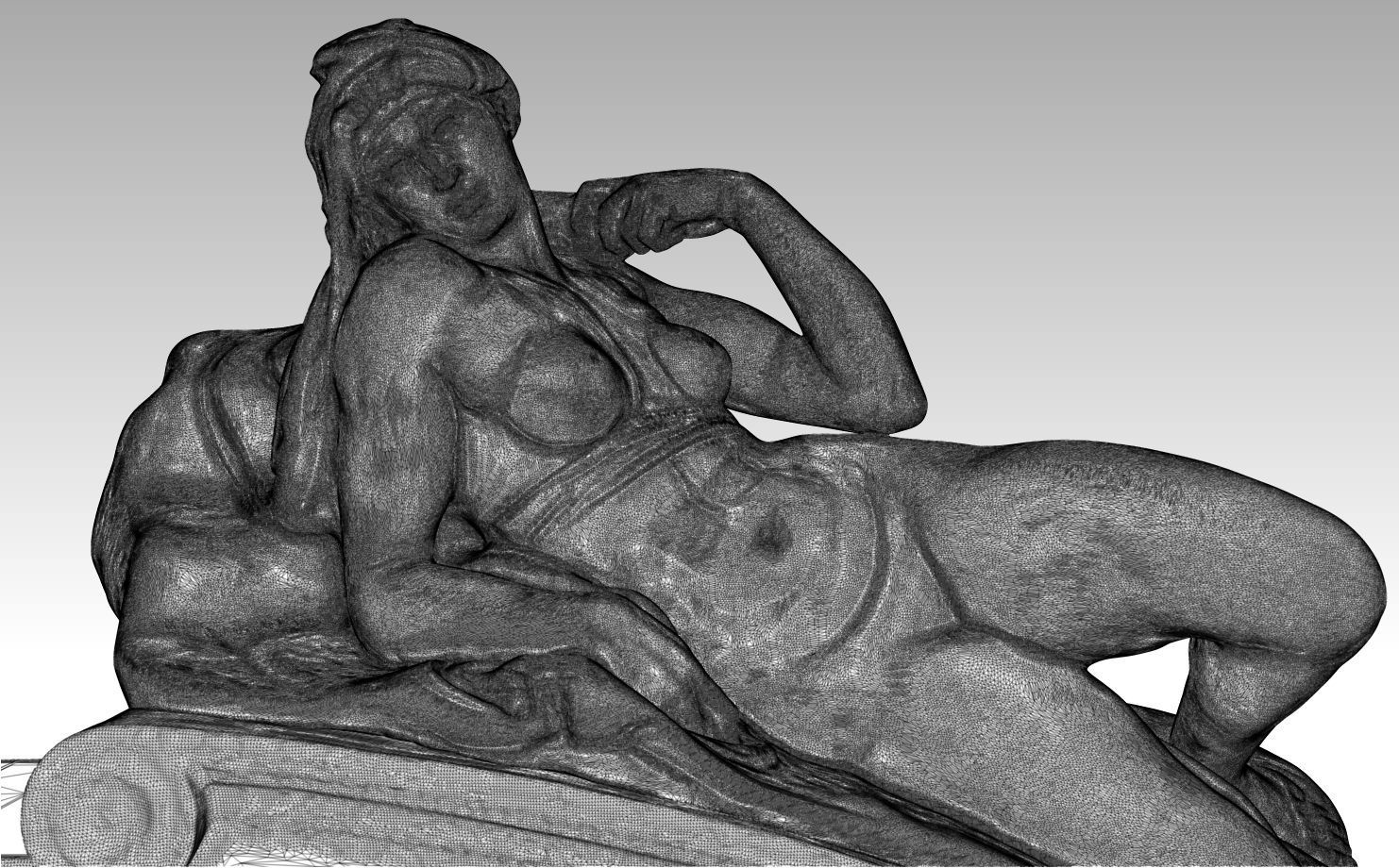 twilight and dawn by Michelangelo  3D print model_12