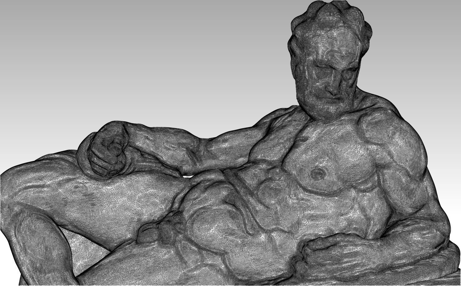 twilight and dawn by Michelangelo  3D print model_13