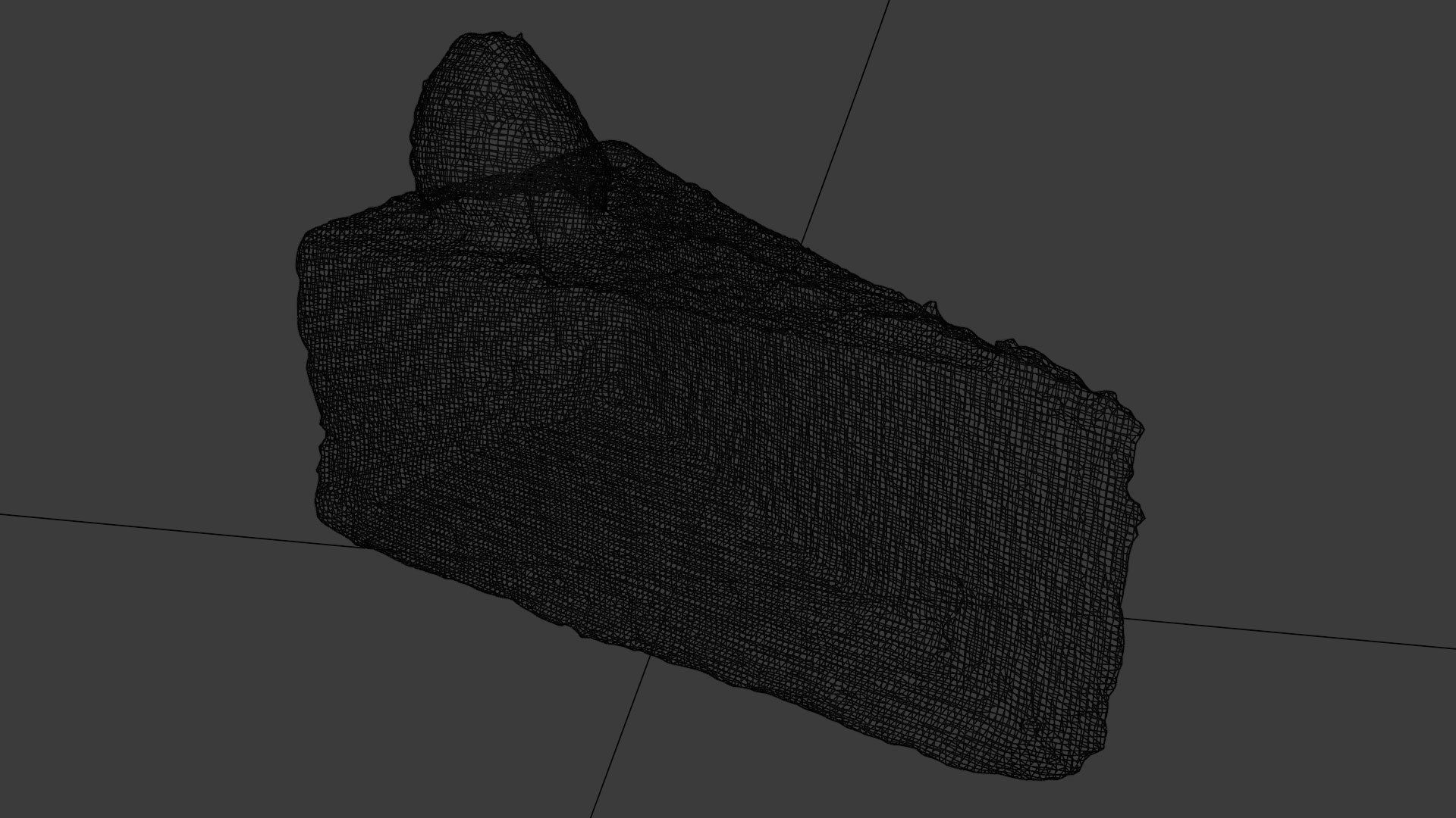 Cheesecake with raspberries sweet food snack lunch 3D model_3