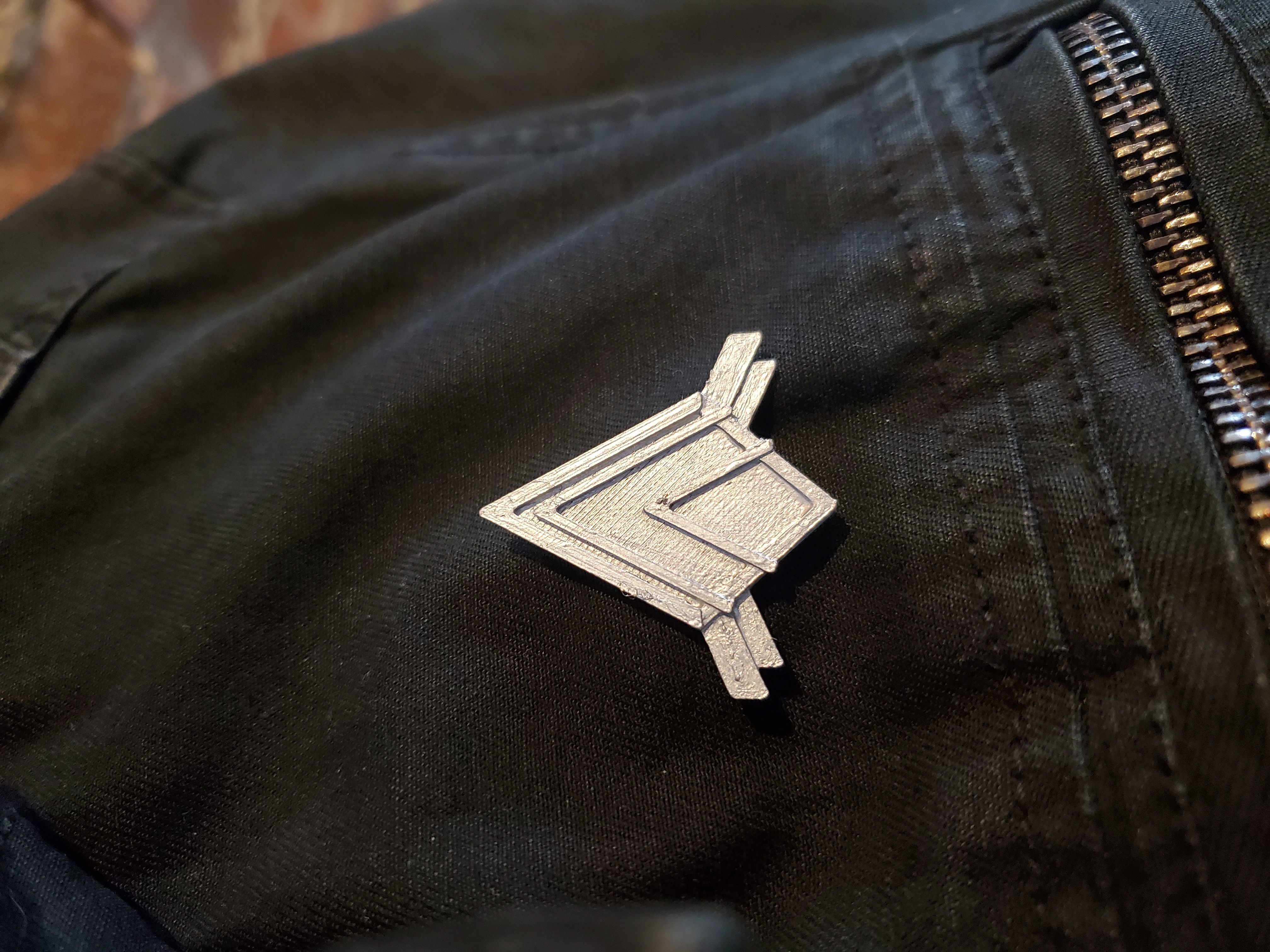 BSG Viper Pilot Pin for 3D Printing and CNC Machine 3D print model_1