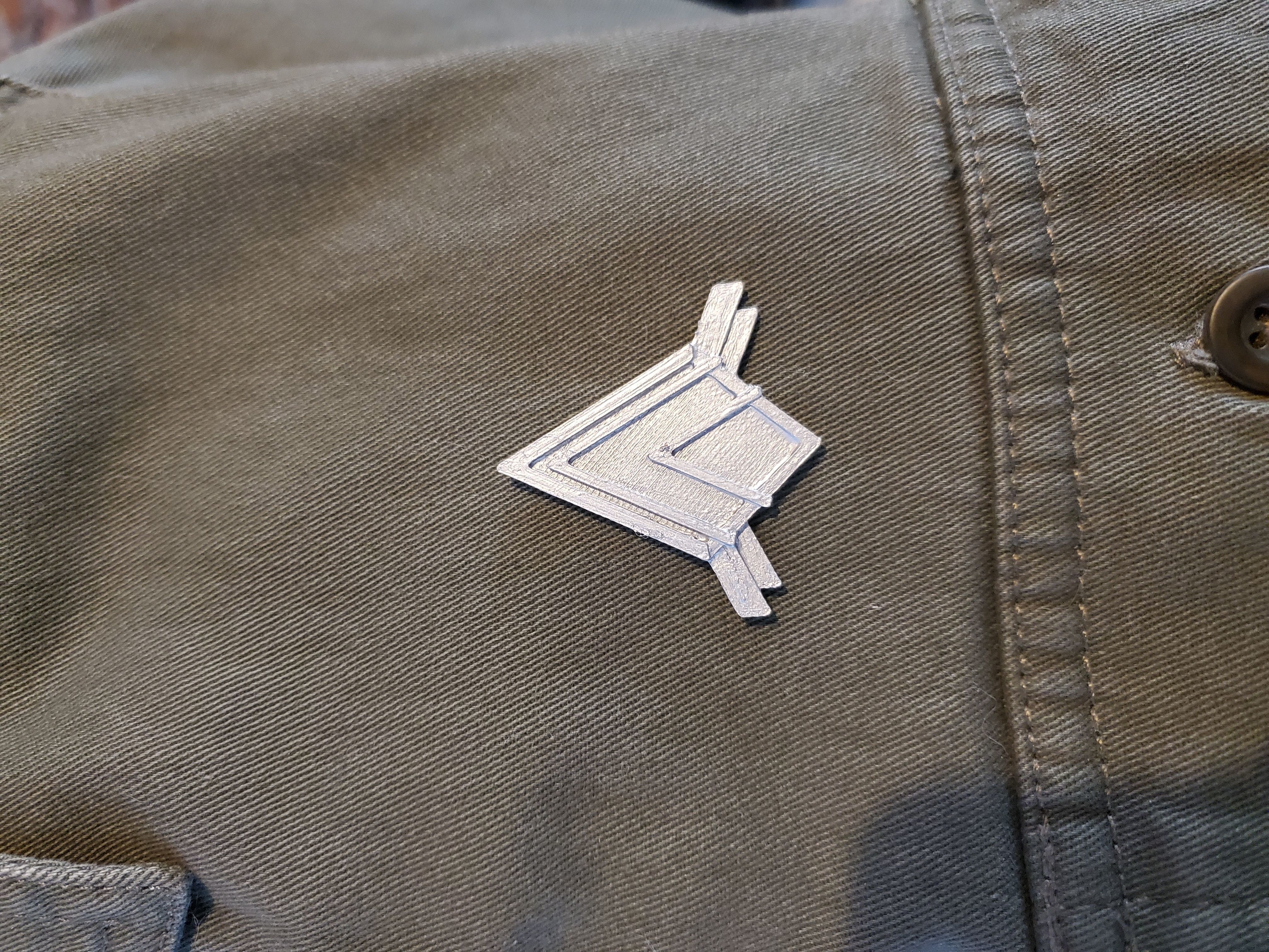 BSG Viper Pilot Pin for 3D Printing and CNC Machine 3D print model_5