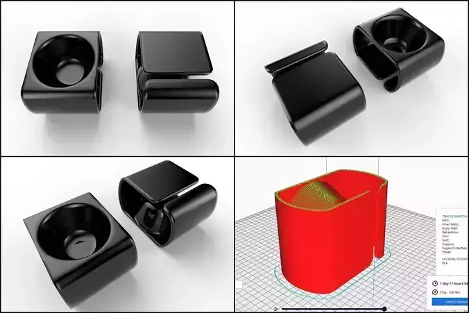 Pet Bowl M04  - with STL