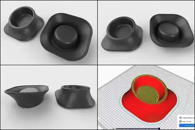 Pet Bowl M06 - with STL