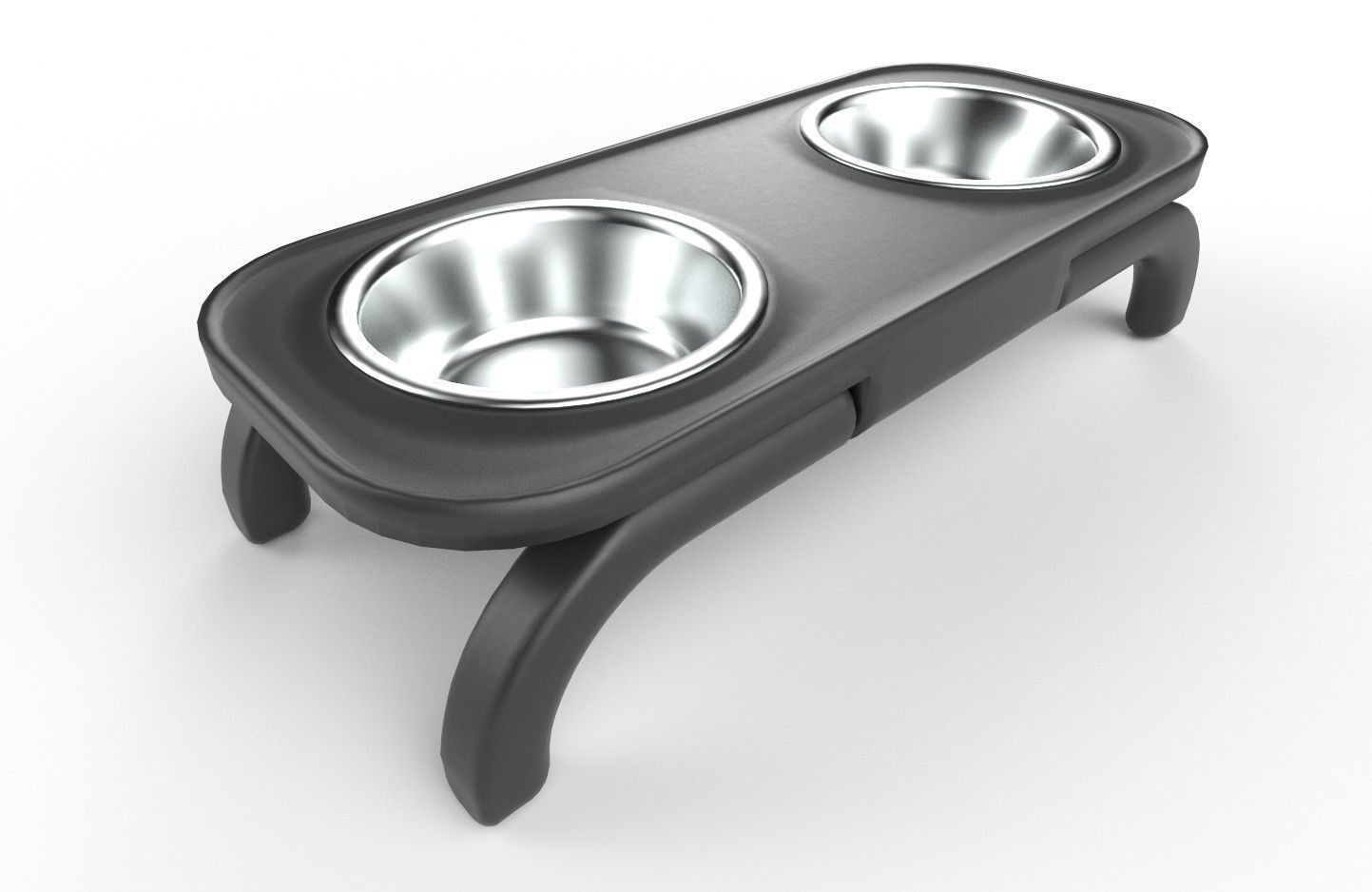 Pet Bowl M07 Low-poly 3D model_15