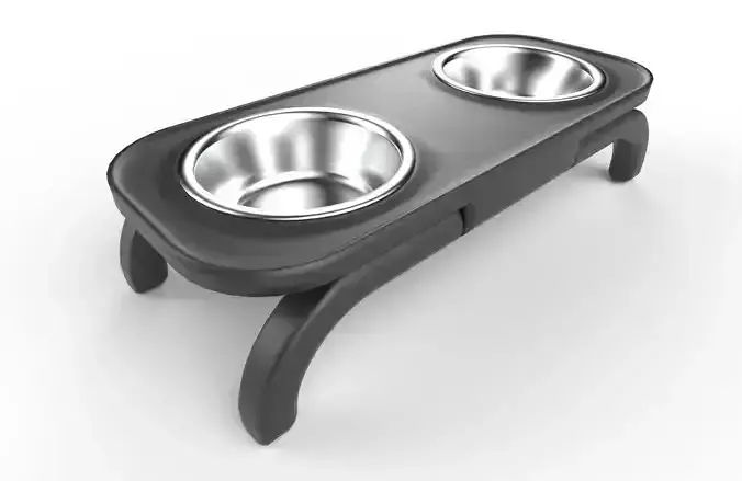 Pet Bowl M07 Low-poly 3D model Pet Bowl M07 Low-poly 3D model