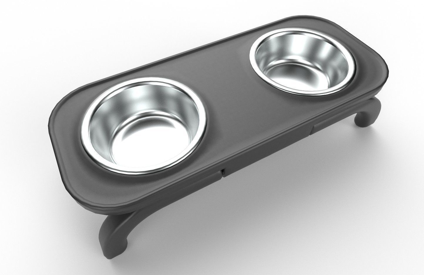 Pet Bowl M07 Low-poly 3D model_16