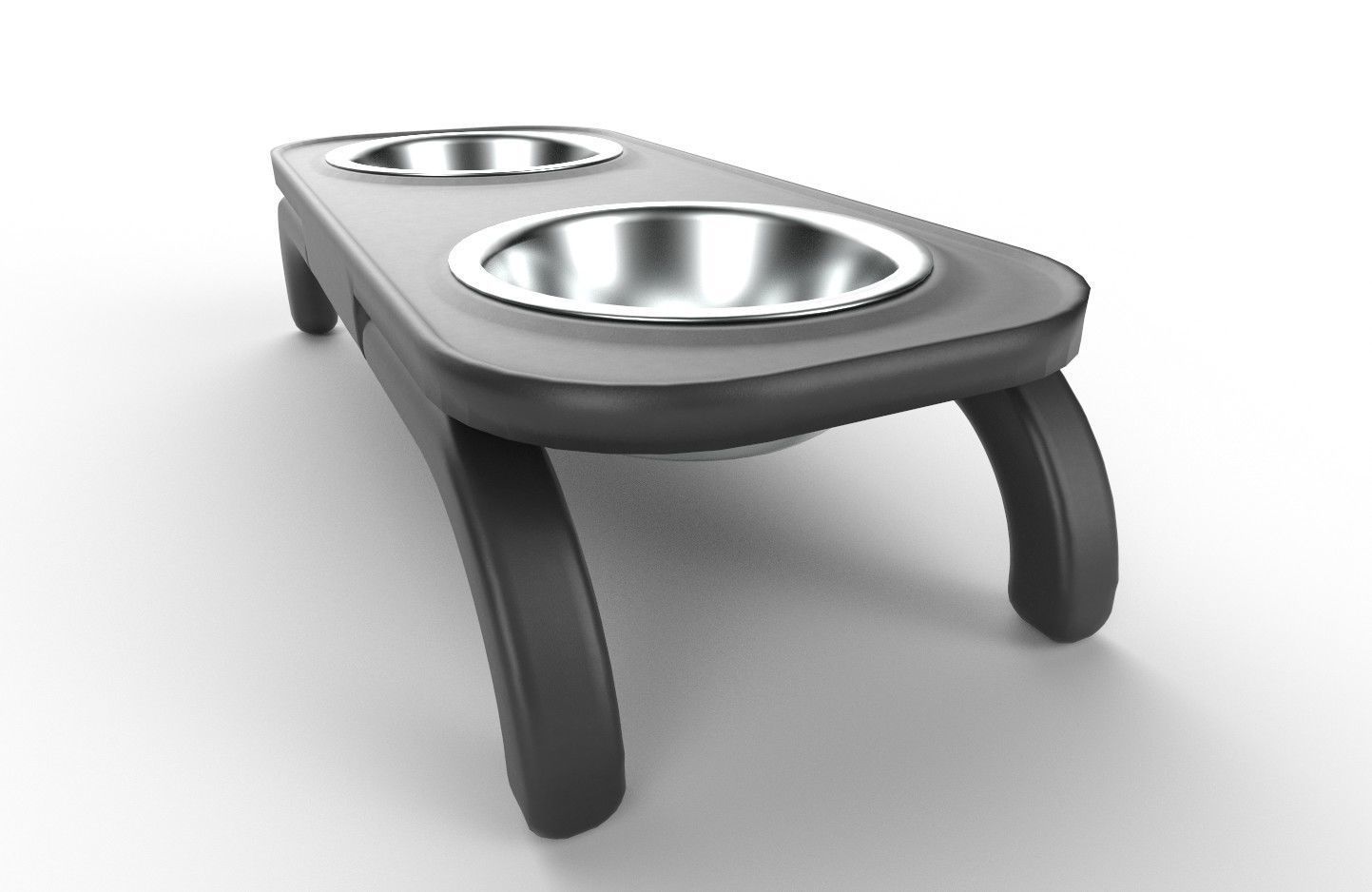 Pet Bowl M07 Low-poly 3D model_5