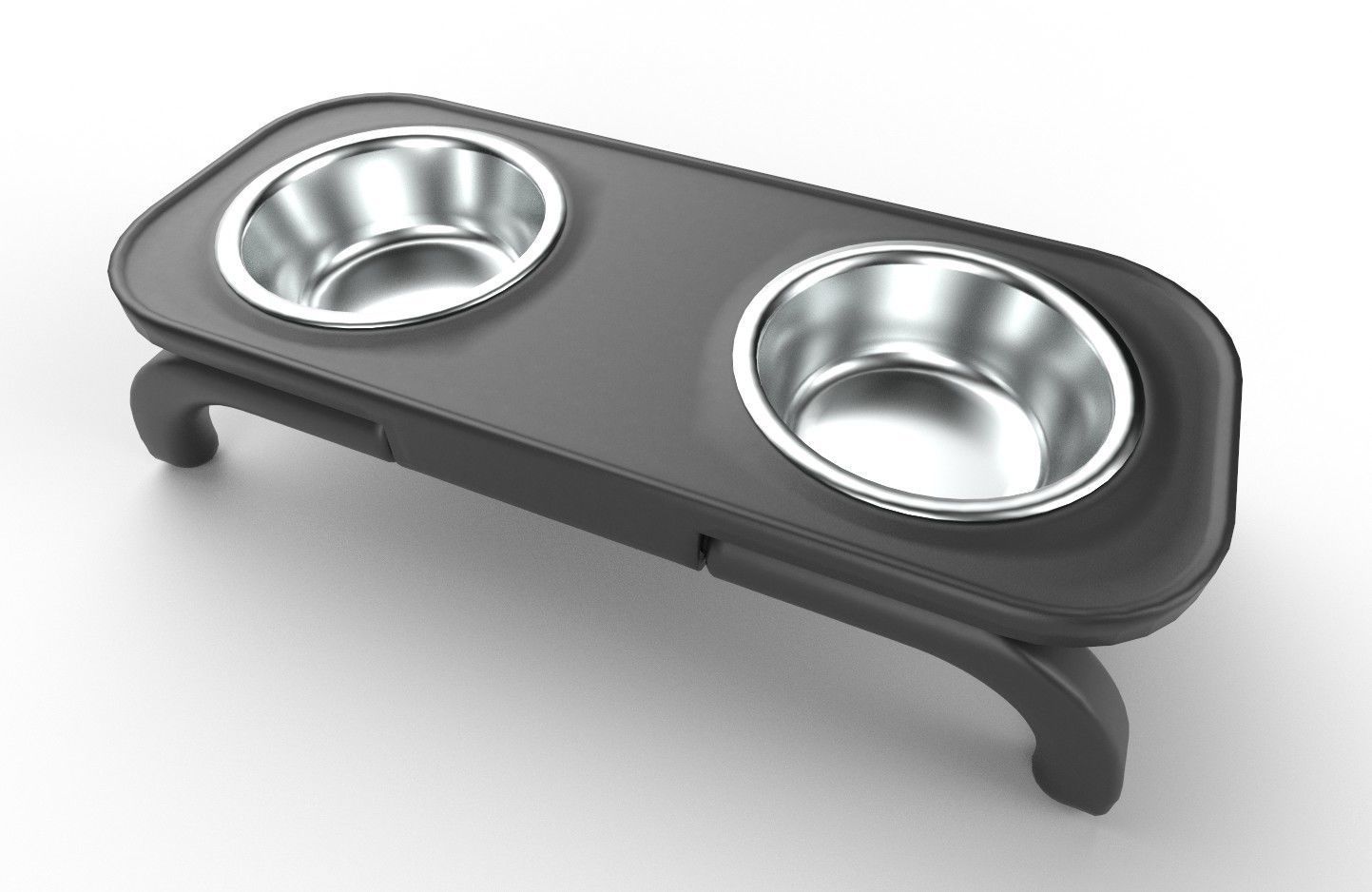 Pet Bowl M07 Low-poly 3D model_3
