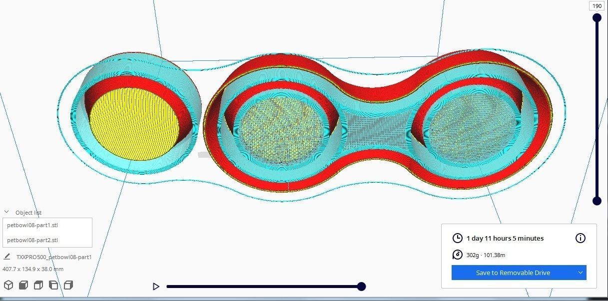Pet Bowl M08 - with STL Low-poly 3D model_16