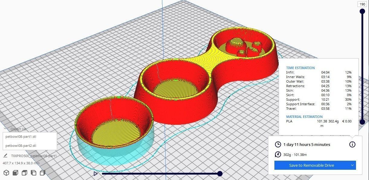 Pet Bowl M08 - with STL Low-poly 3D model_15