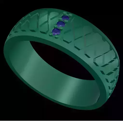 20 ring jewelry 3D model