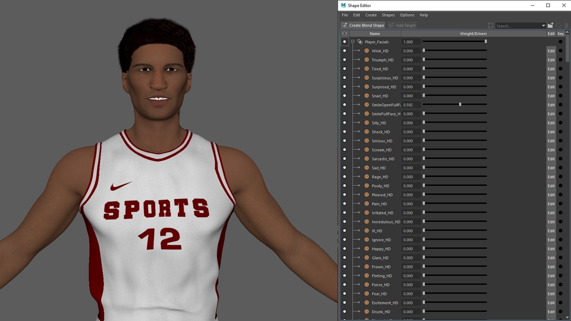 Basketball Player White Player 02 3D model_7