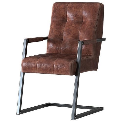 Sergio armchair by PMP furniture Low-poly 3D model