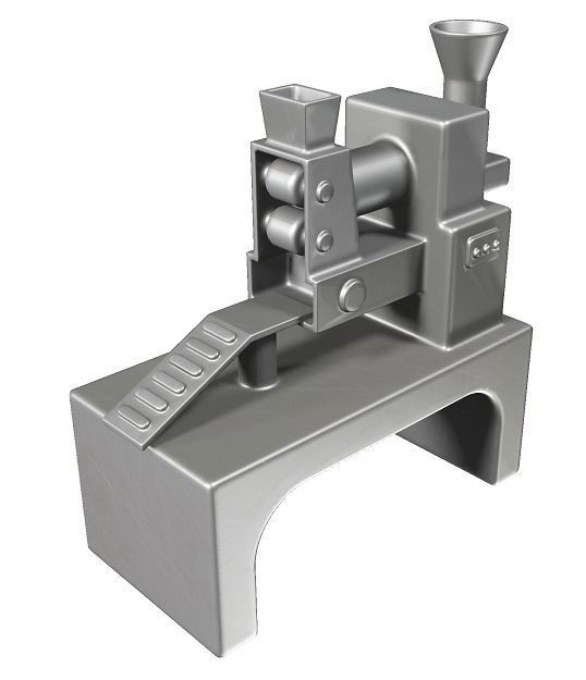 Fabulous Food Processing Machine Low-poly 3D model_1