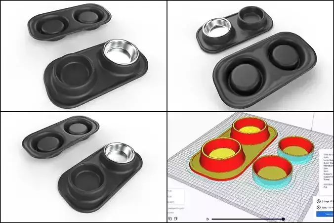 Pet Bowl M11 - with STL