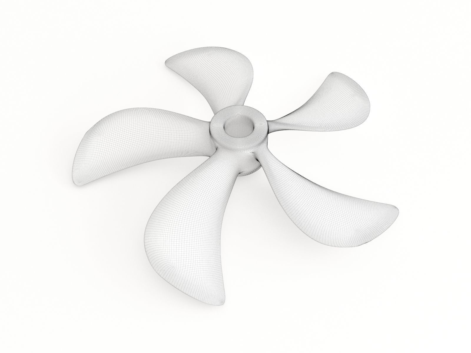 Marine propeller 04 3D model_2