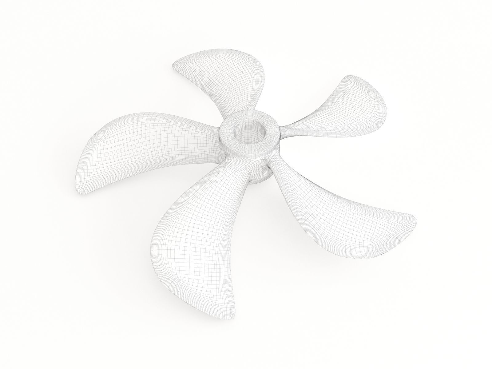 Marine propeller 04 3D model_1