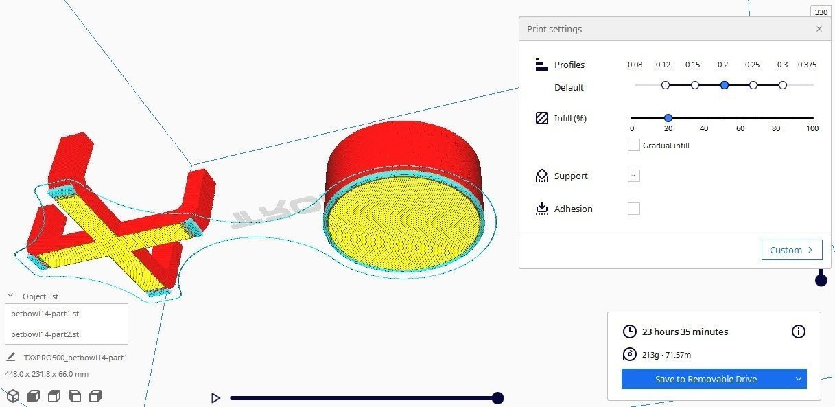 Pet Bowl M14 Low-poly 3D model_12
