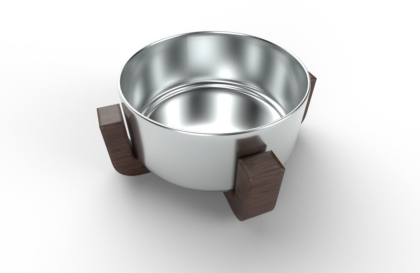 Pet Bowl M14 Low-poly 3D model_16