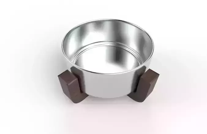 Pet Bowl M14 Low-poly 3D model Pet Bowl M14 Low-poly 3D model