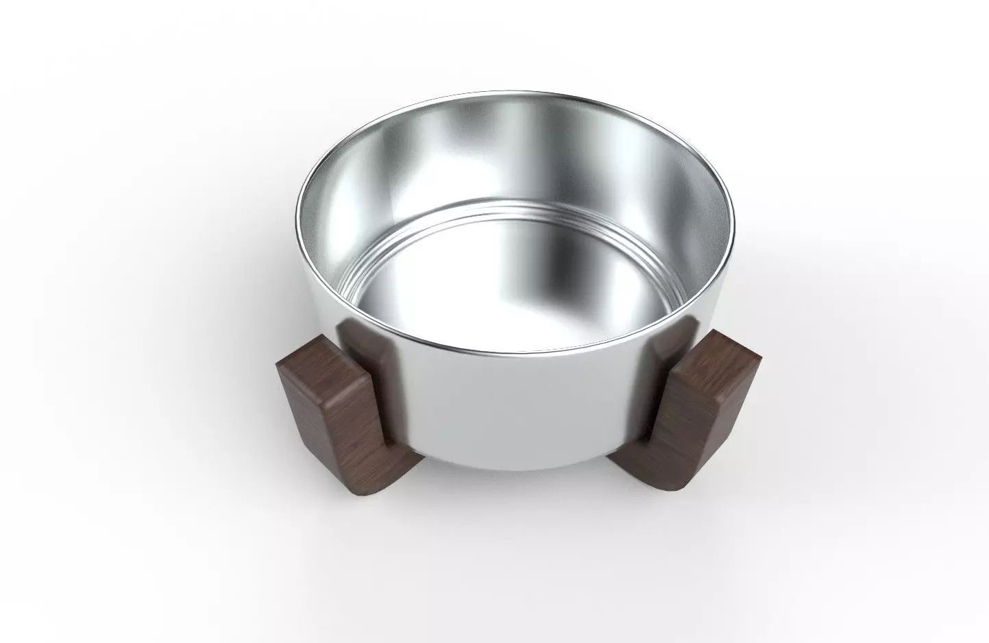 Pet Bowl M14 Low-poly 3D model_0