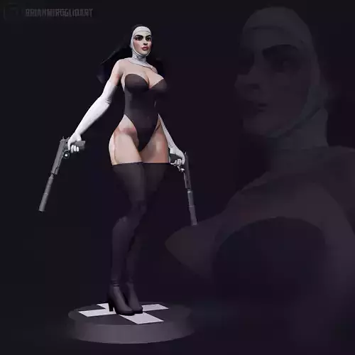 The  nun killer 3D print model