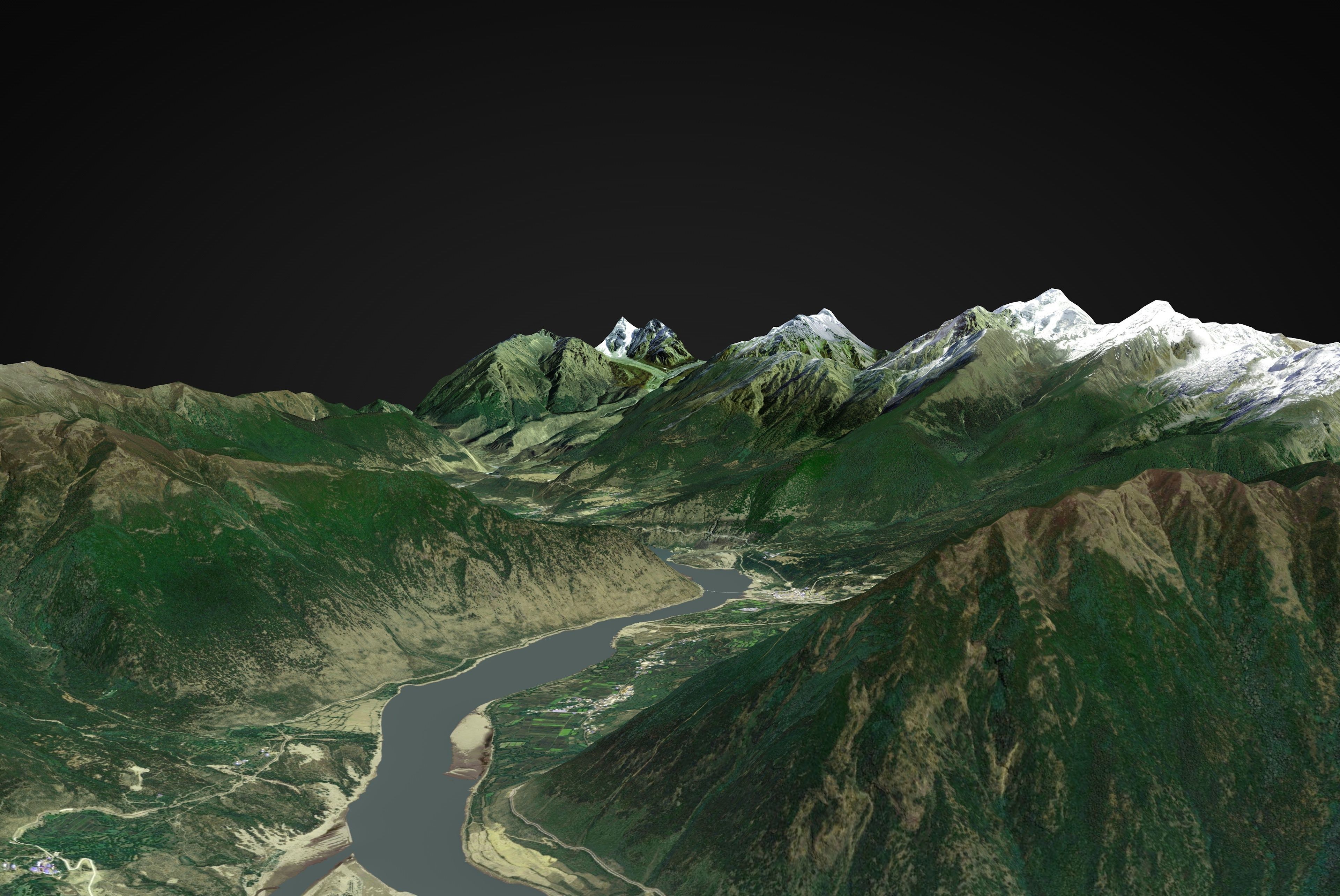 Yarlung Zangbo Grand Canyon 3D model_5