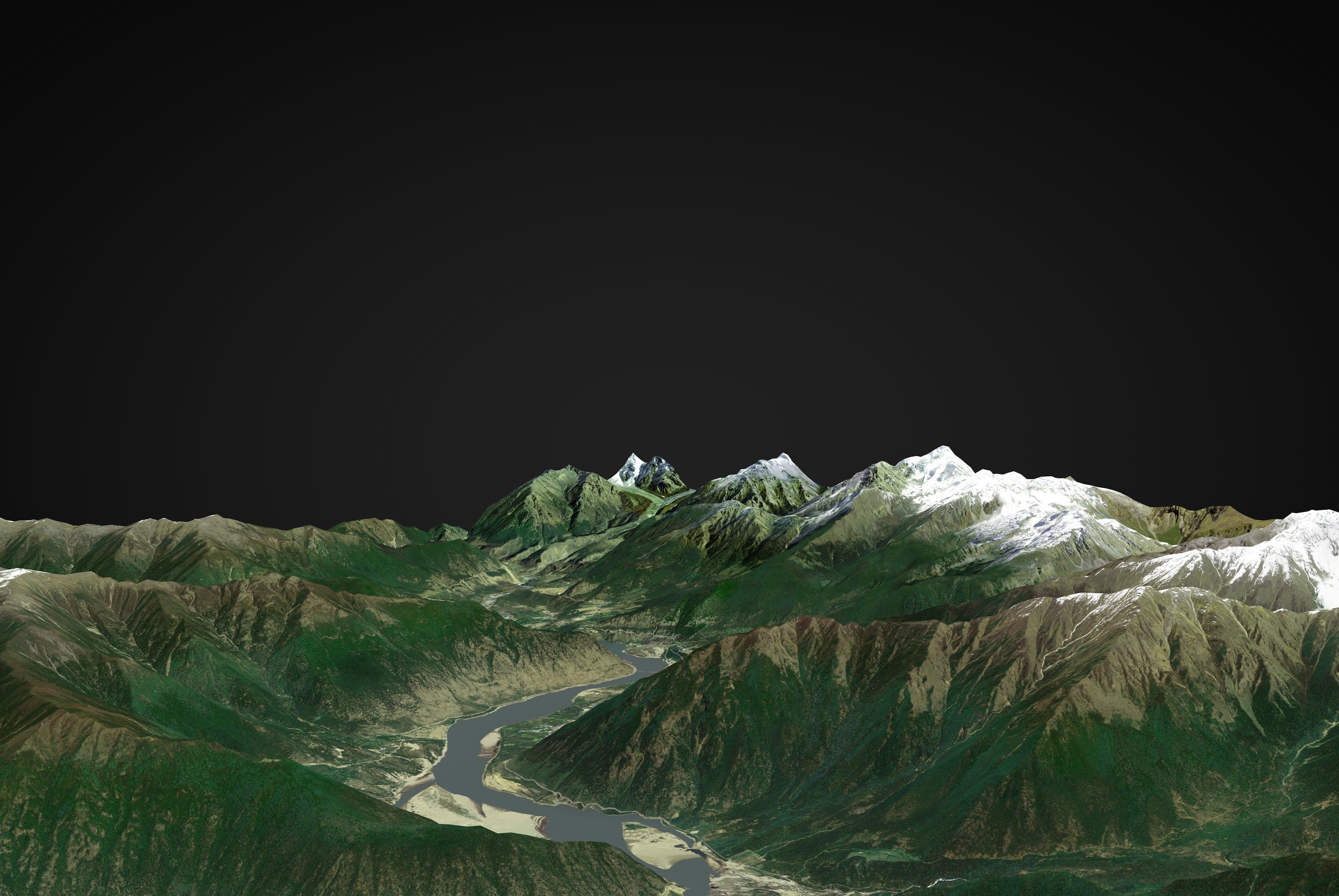 Yarlung Zangbo Grand Canyon 3D model_4