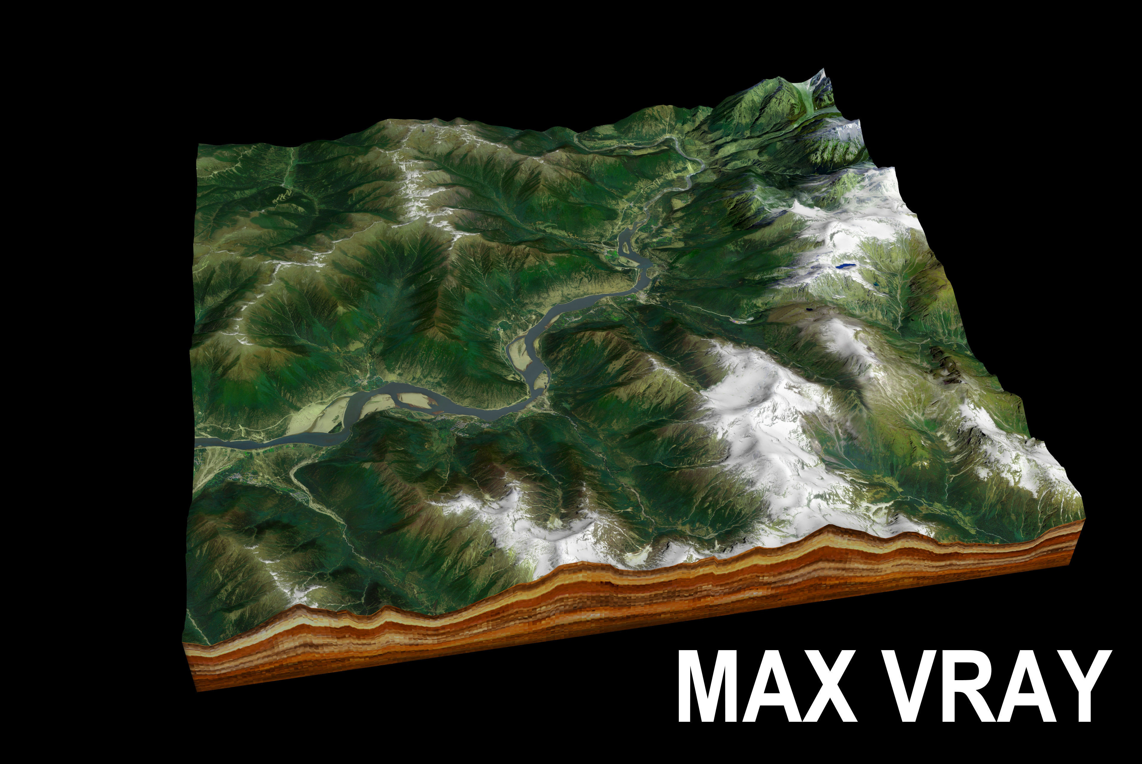 Yarlung Zangbo Grand Canyon 3D model_6