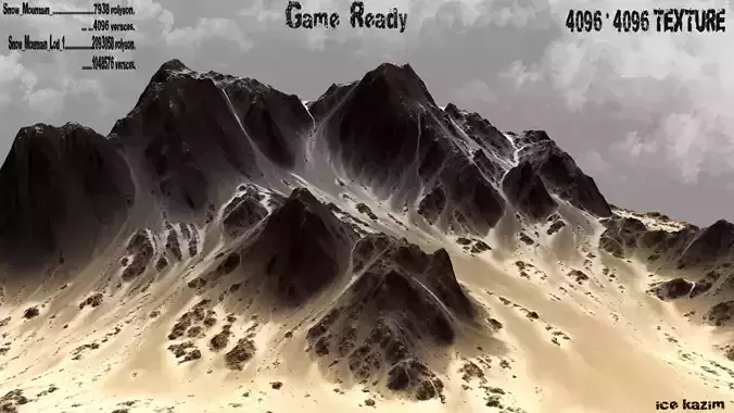 mountain range in desert