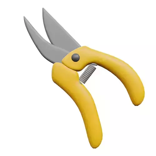 Pruners Icon Low-poly 3D model