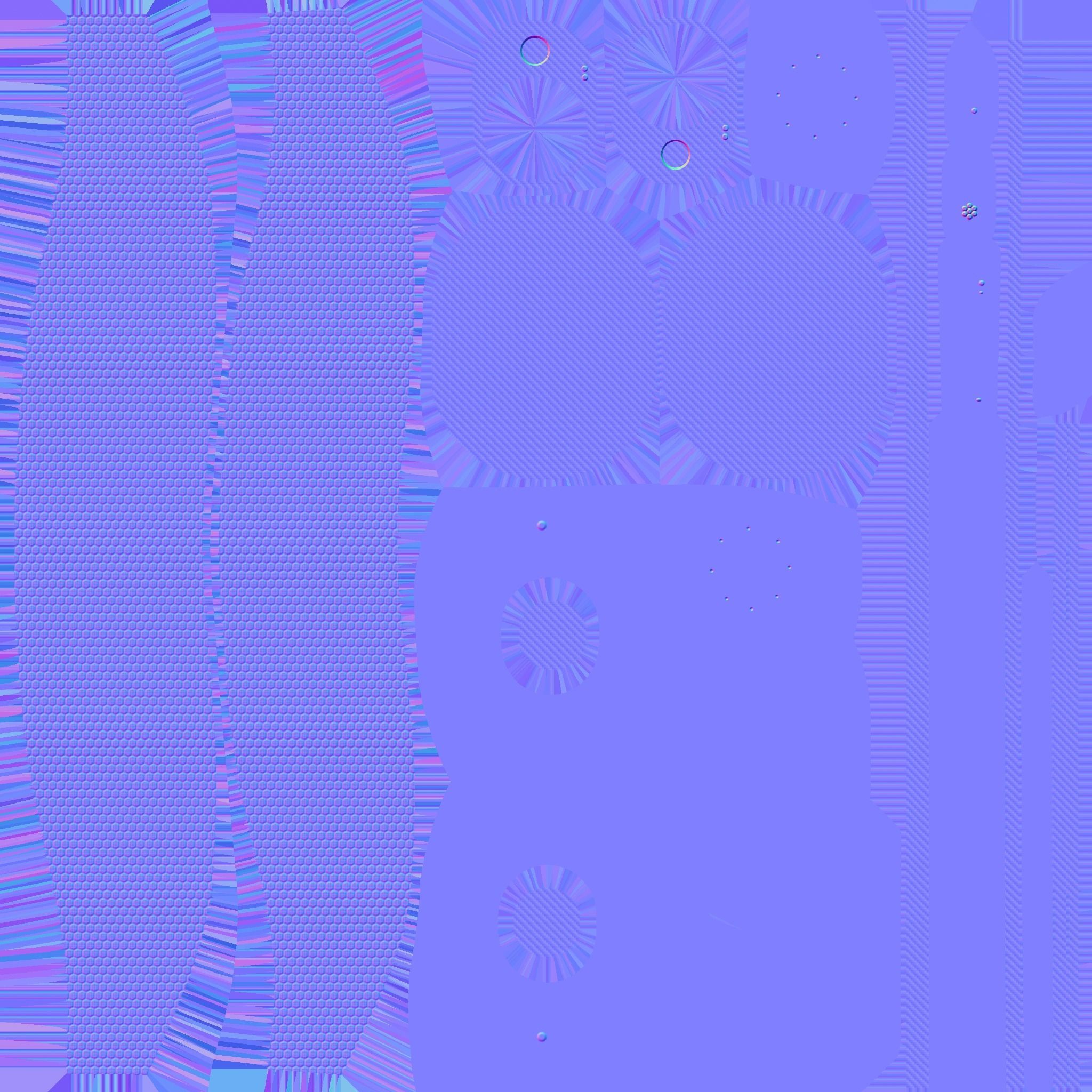 SciFi Glasses H04 Black Grid - Character Design Fashion Low-poly 3D model_28