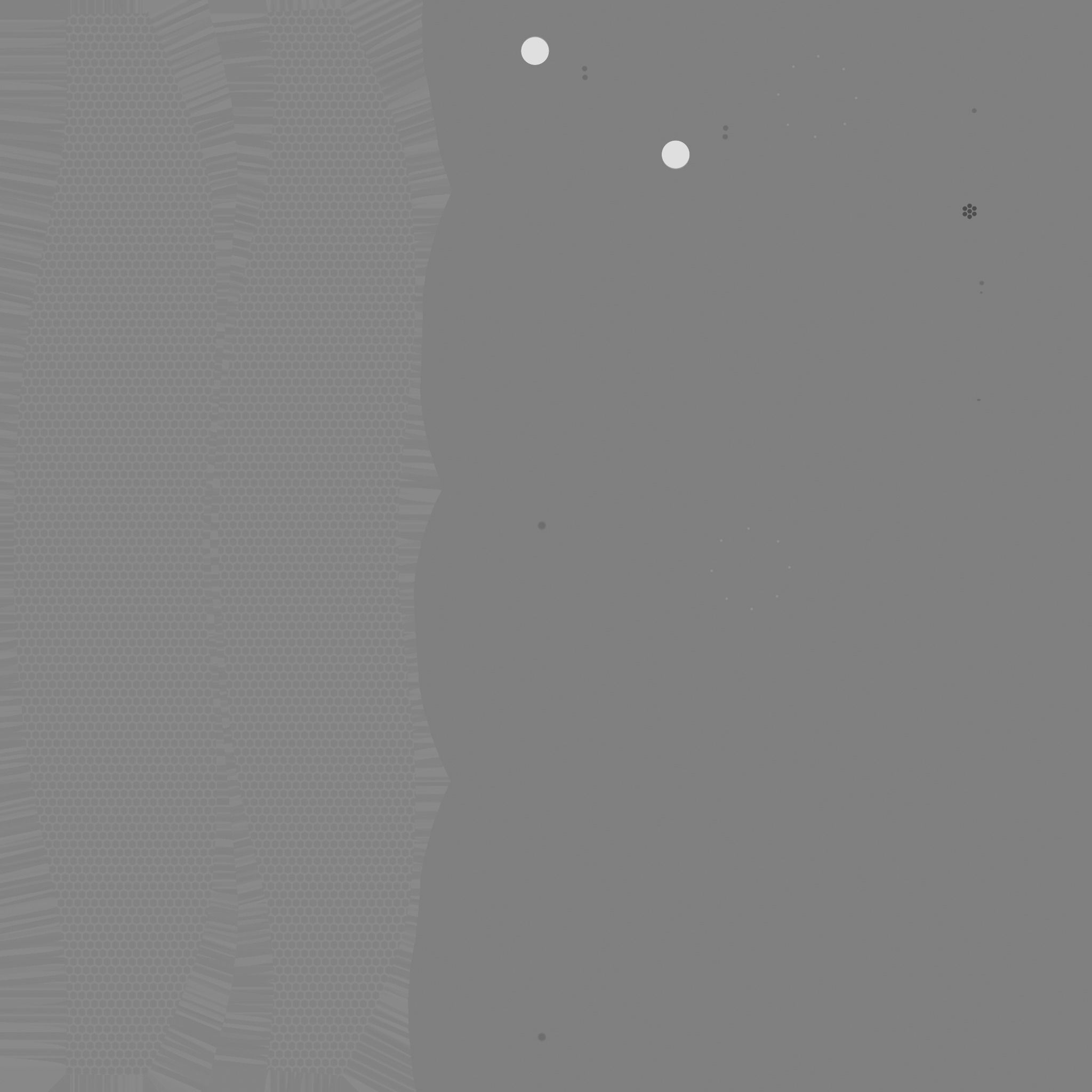 SciFi Glasses H04 Black Grid - Character Design Fashion Low-poly 3D model_26