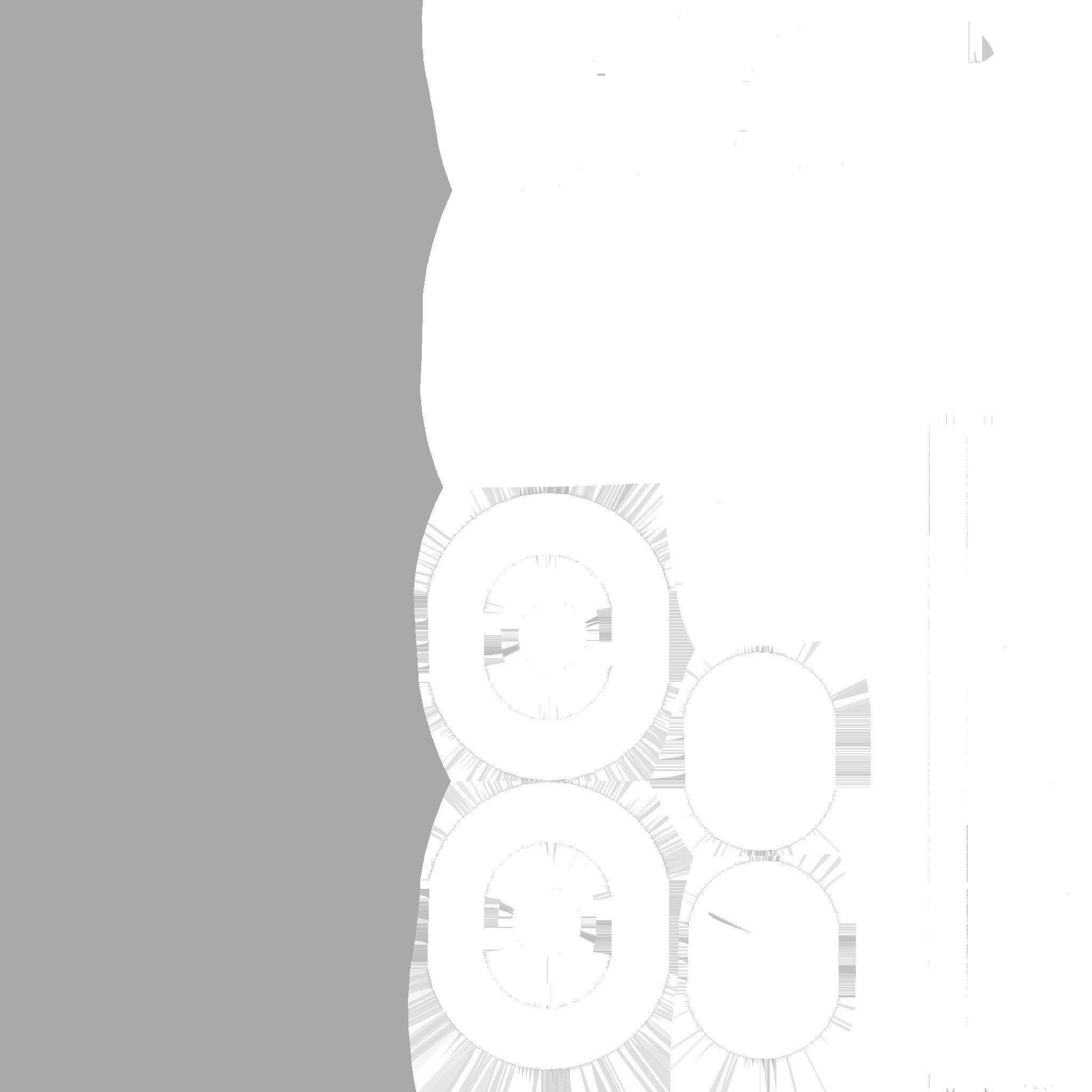 SciFi Glasses H06 White Gold - Character Design Fashion Low-poly 3D model_29