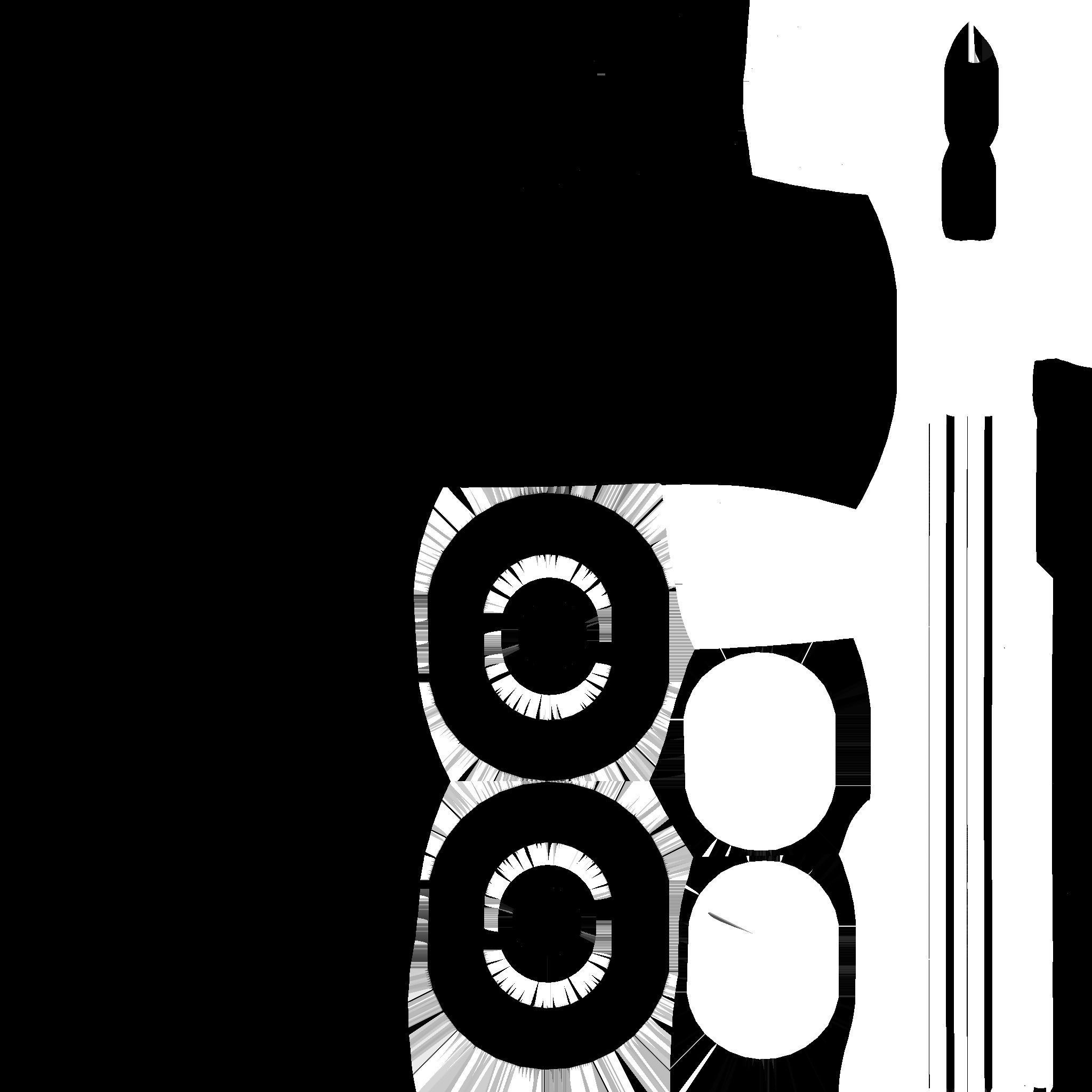 SciFi Glasses H06 White Gold - Character Design Fashion Low-poly 3D model_23