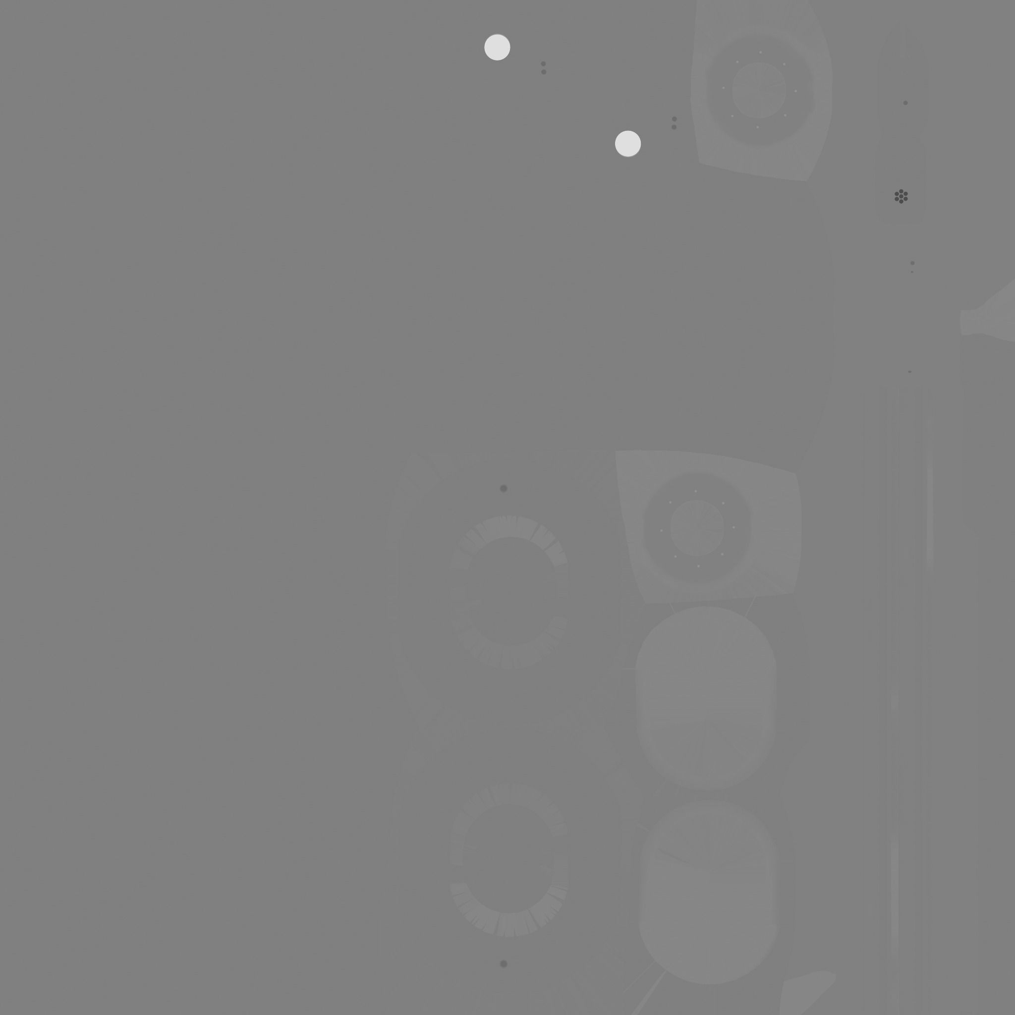 SciFi Glasses H06 White Gold - Character Design Fashion Low-poly 3D model_26