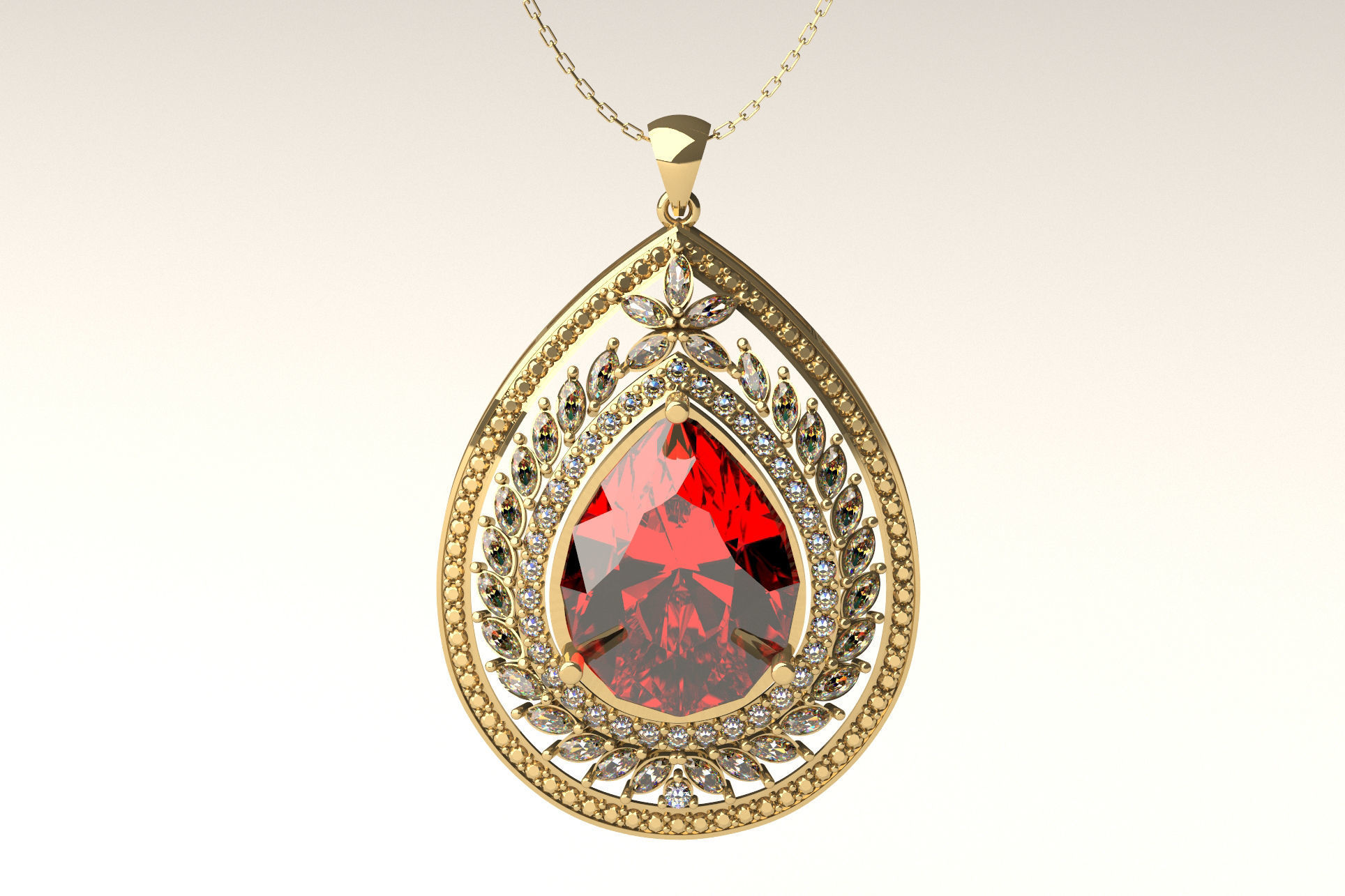 Pendant P 031 3D print model_1