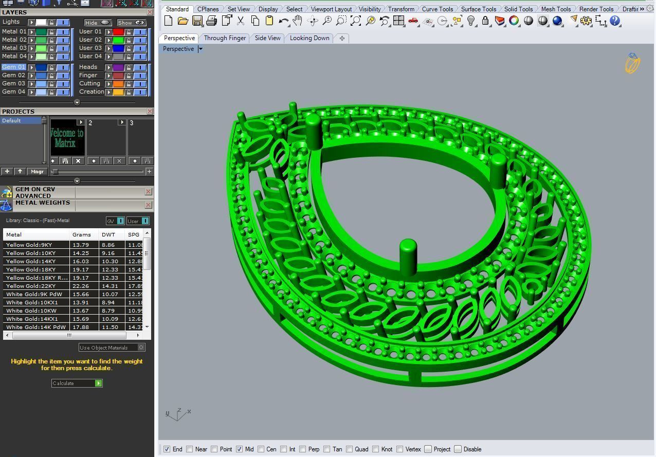 Pendant P 031 3D print model_5