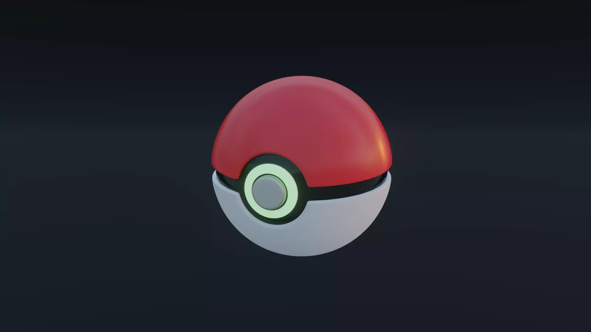 Pokeball pokemon ball 3D model_0