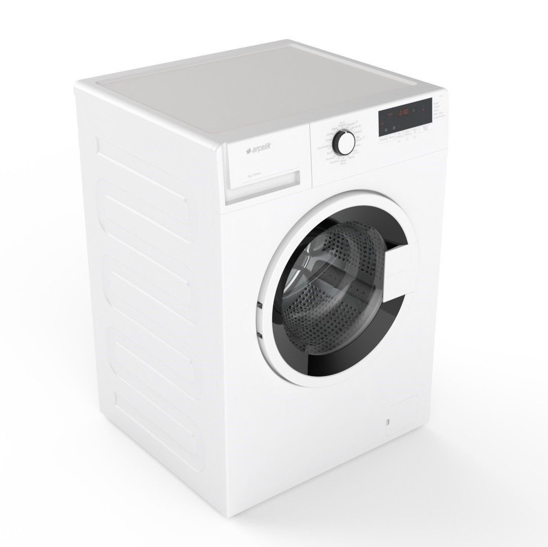 Arcelik 7100 M Washing Machine 3D model_3